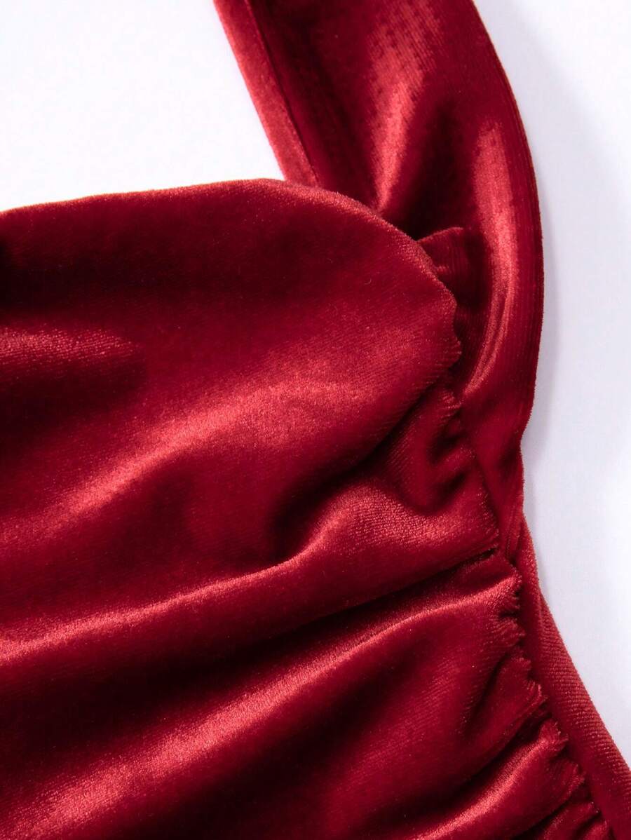 Vestido Sereia Plissado - Liviele