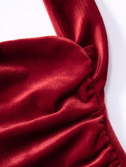 Vestido Sereia Plissado - Liviele