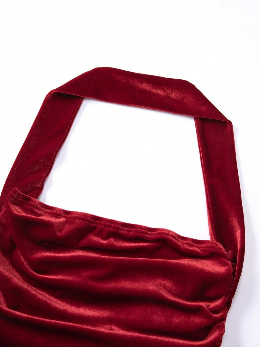 Vestido Sereia Plissado - Liviele