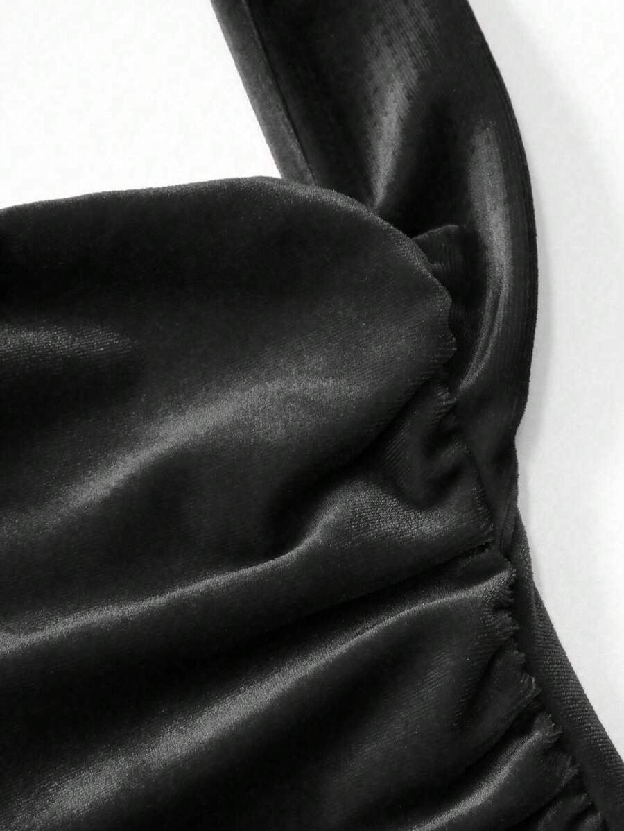 Vestido Sereia Plissado - Liviele