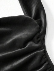 Vestido Sereia Plissado - Liviele