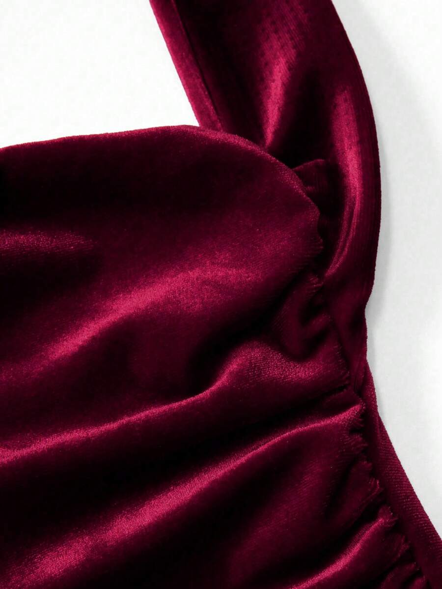 Vestido Sereia Plissado - Liviele