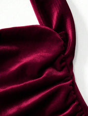 Vestido Sereia Plissado - Liviele