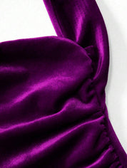 Vestido Sereia Plissado - Liviele