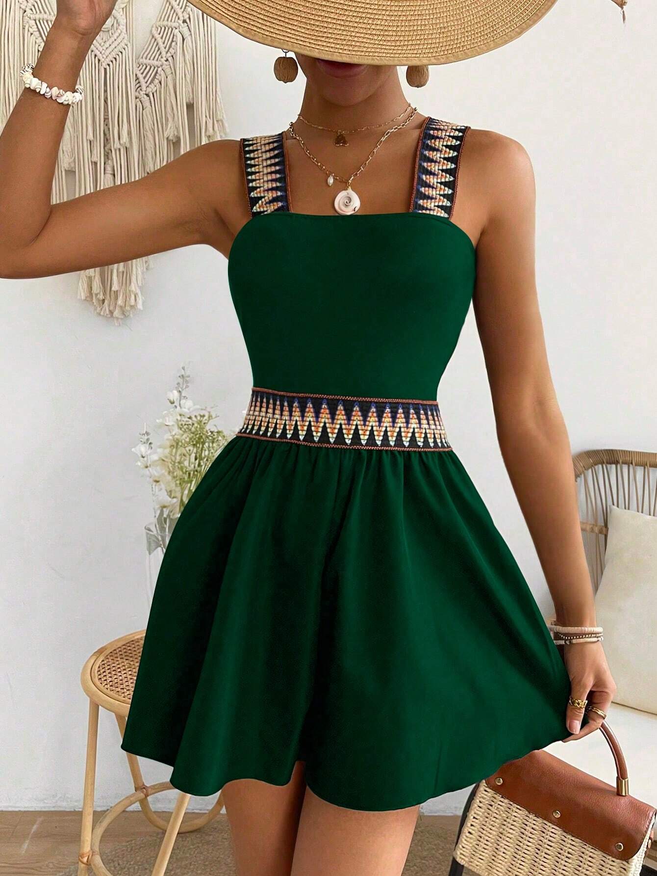 Vestido Midi Laneli