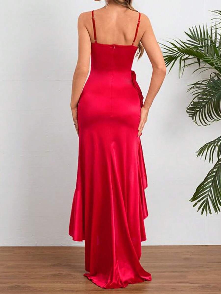 Vestido Sereia com fenda - Liviele