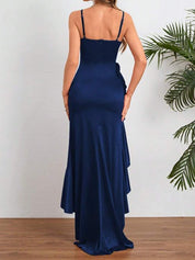 Vestido Sereia com fenda - Liviele