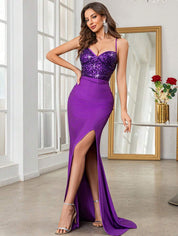 Vestido Luma com Fenda Alta - Liviele