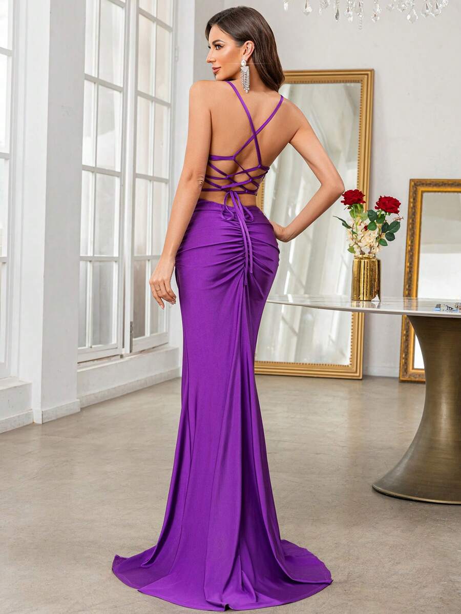 Vestido Luma com Fenda Alta - Liviele