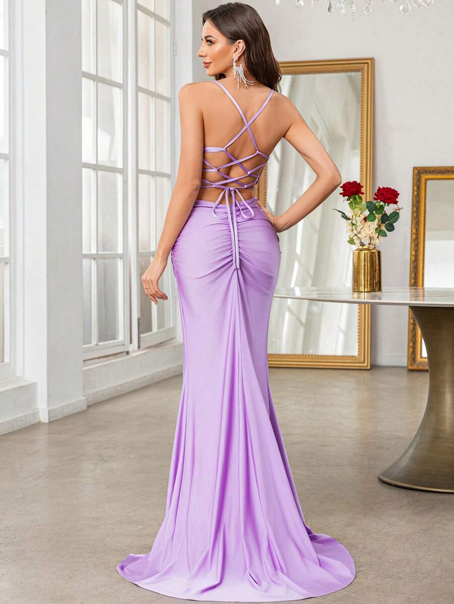 Vestido Luma com Fenda Alta - Liviele