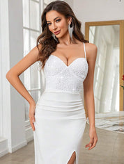 Vestido Luma com Fenda Alta - Liviele