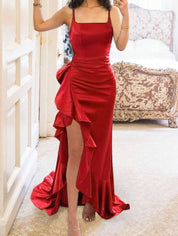 Vestido Sereia com fenda - Liviele