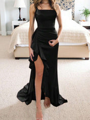 Vestido Sereia com fenda - Liviele