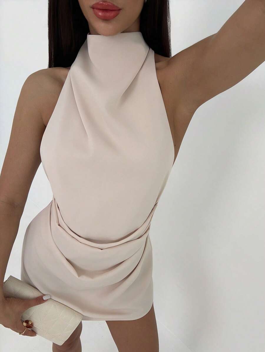 Vestido Julia Curto Plissado - Liviele