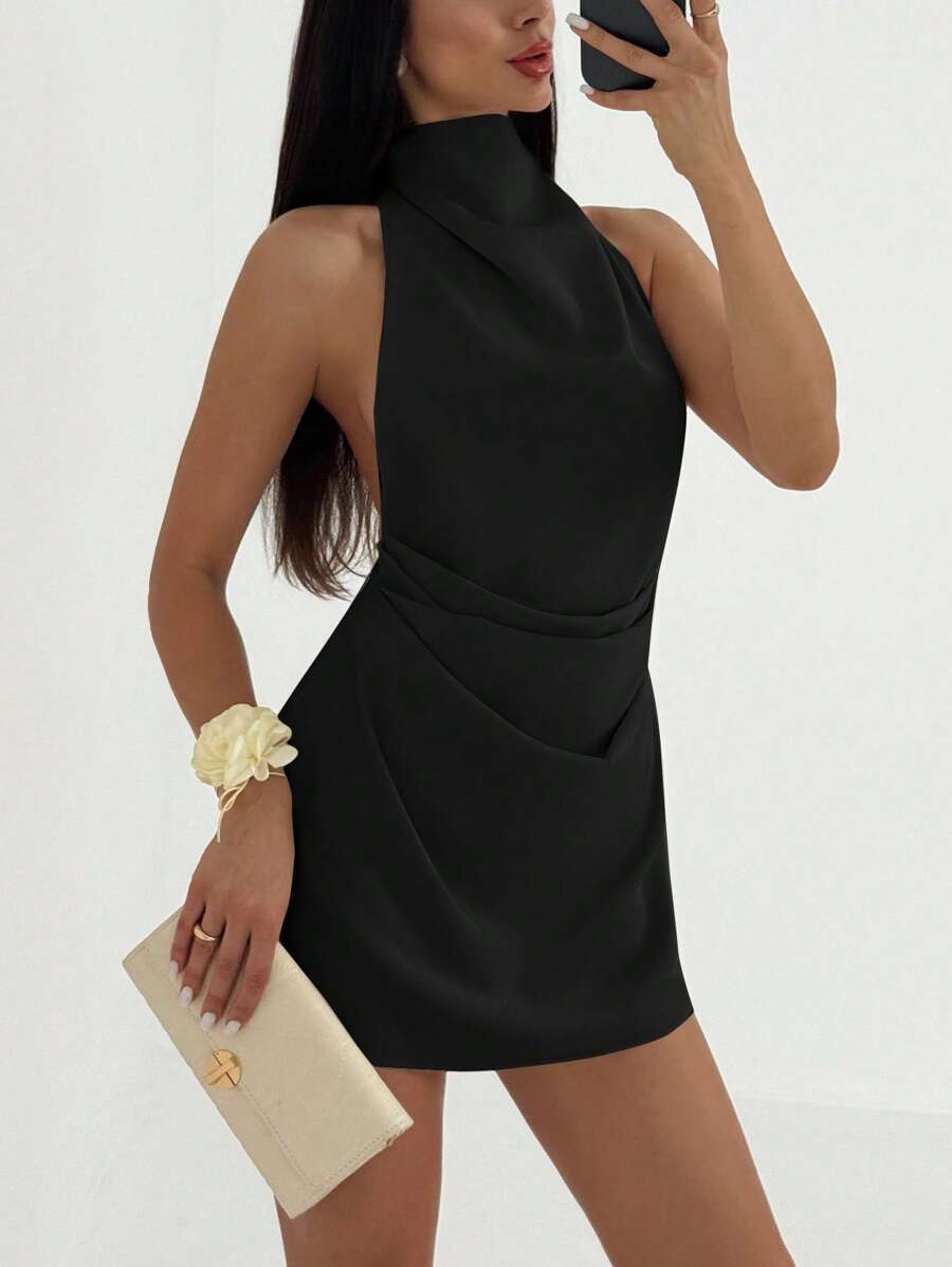 Vestido Julia Curto Plissado - Liviele