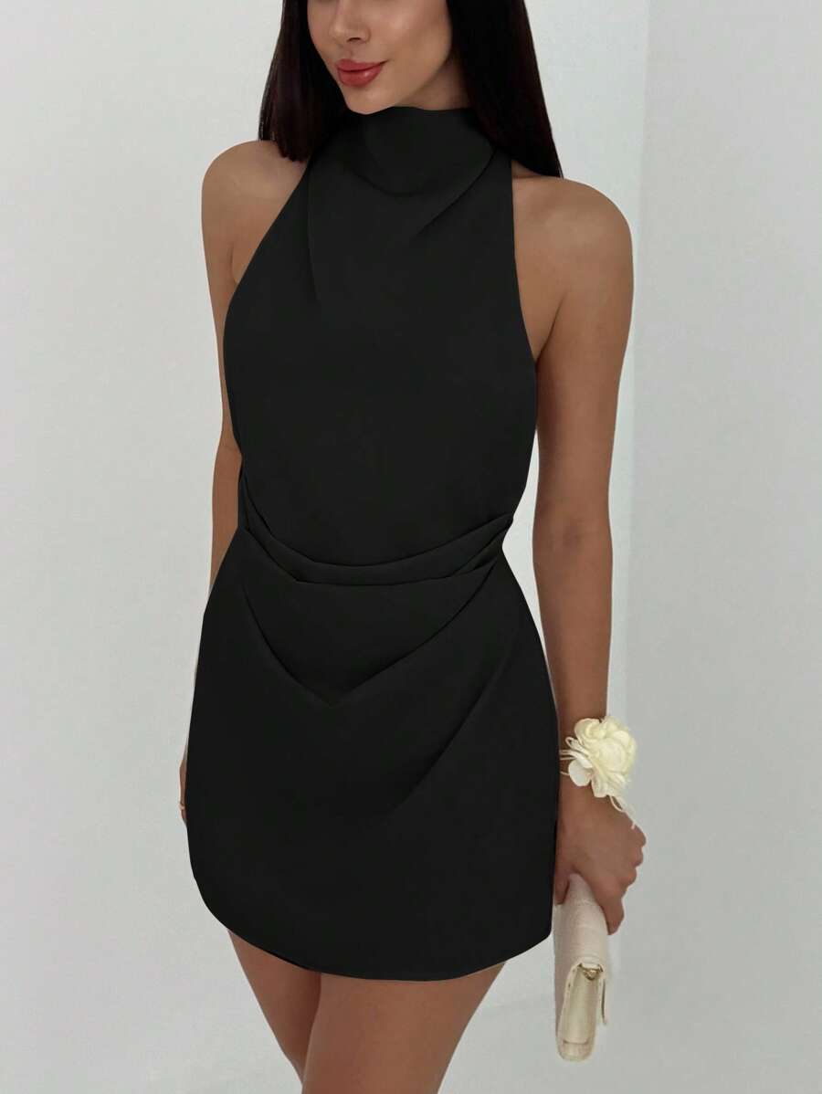 Vestido Julia Curto Plissado - Liviele