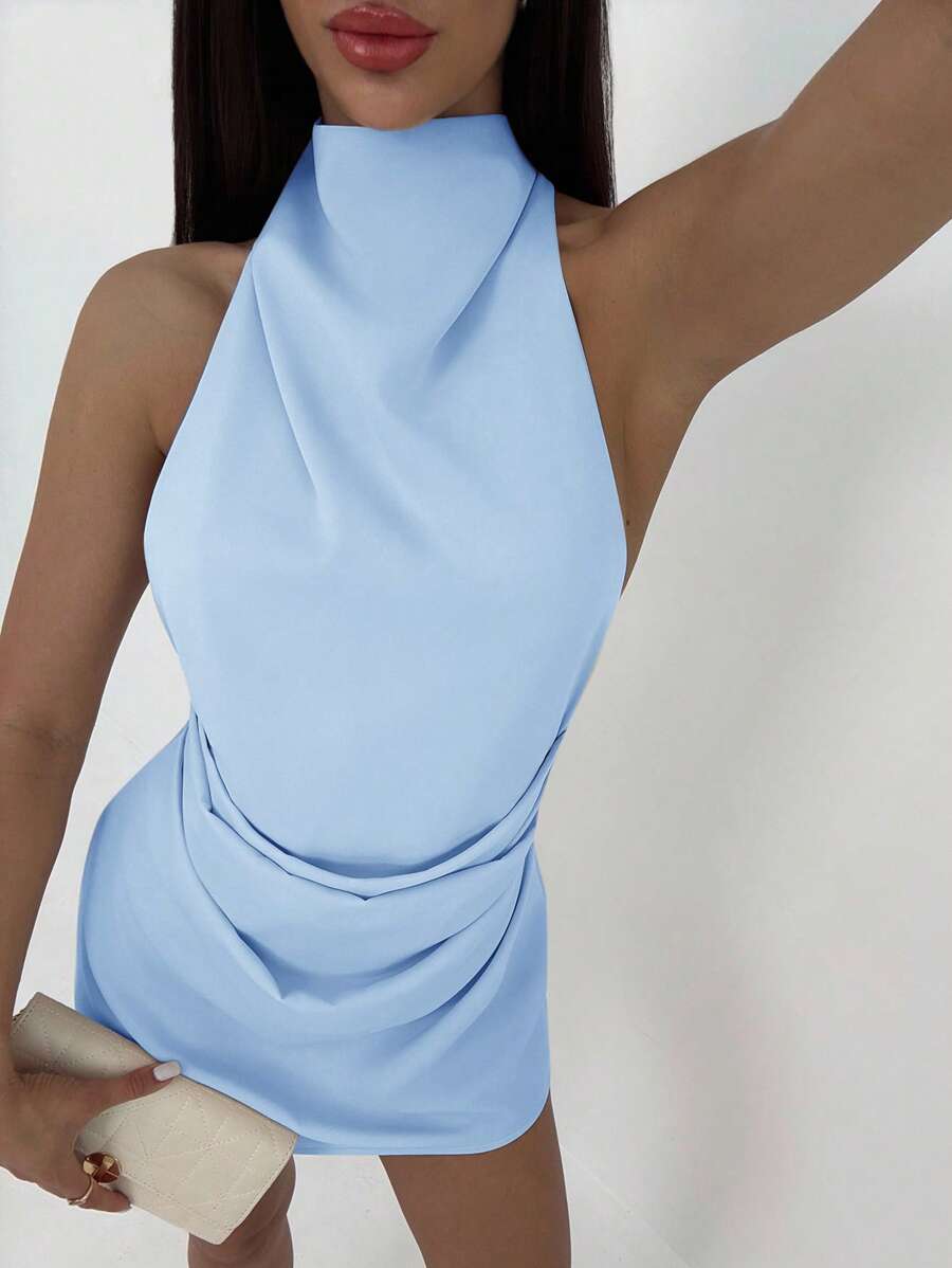 Vestido Julia Curto Plissado - Liviele