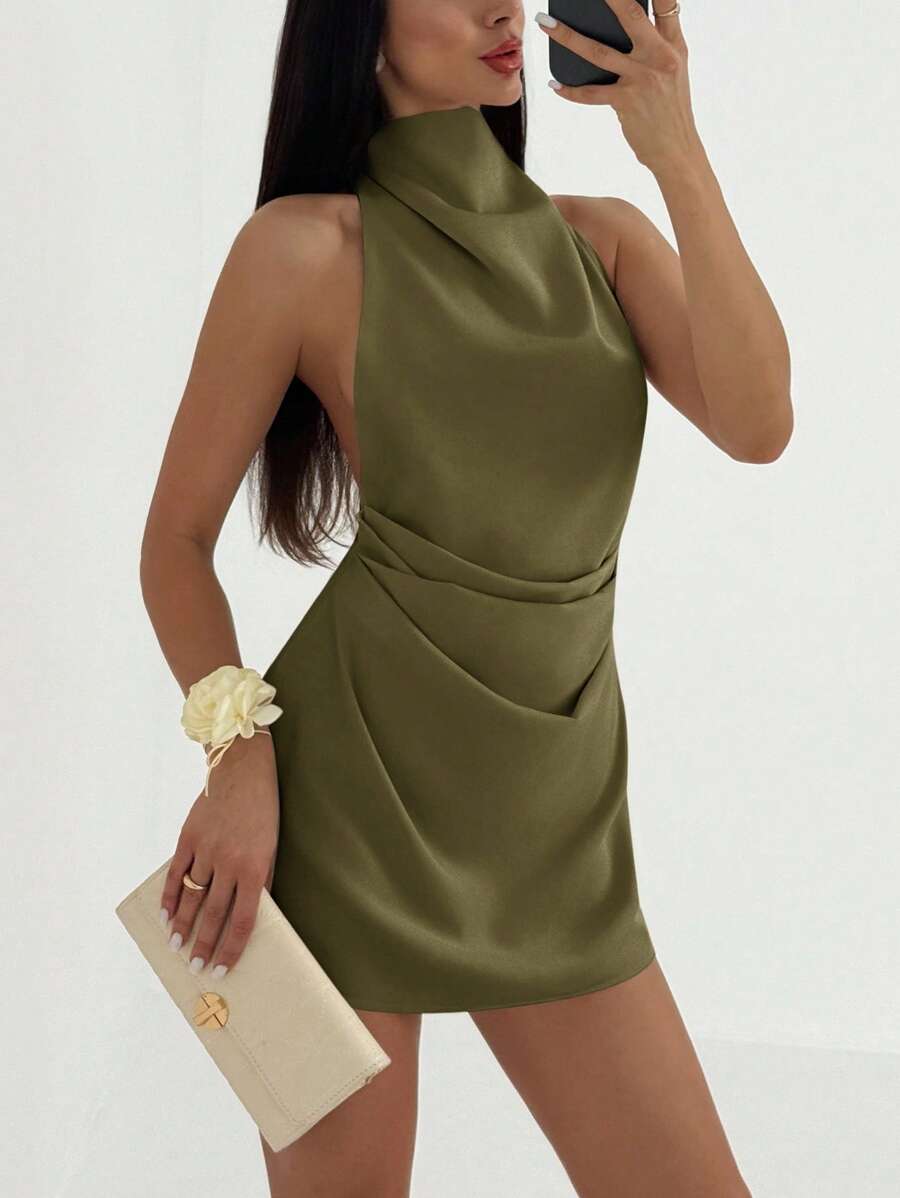 Vestido Julia Curto Plissado - Liviele