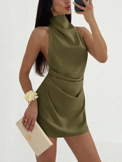 Vestido Julia Curto Plissado - Liviele