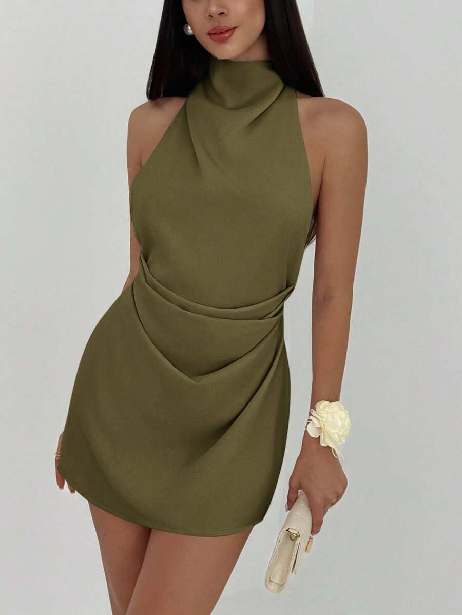 Vestido Julia Curto Plissado - Liviele