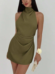 Vestido Julia Curto Plissado - Liviele