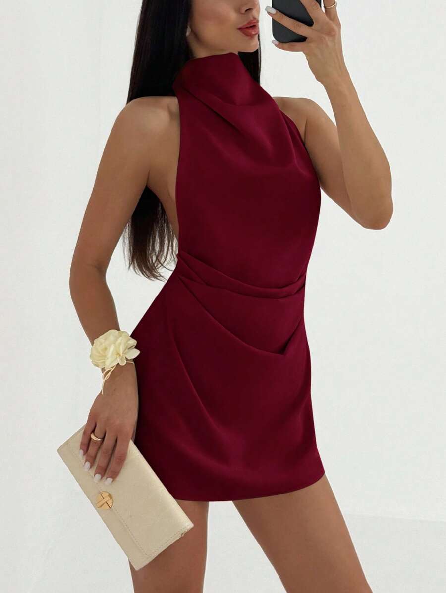 Vestido Julia Curto Plissado - Liviele