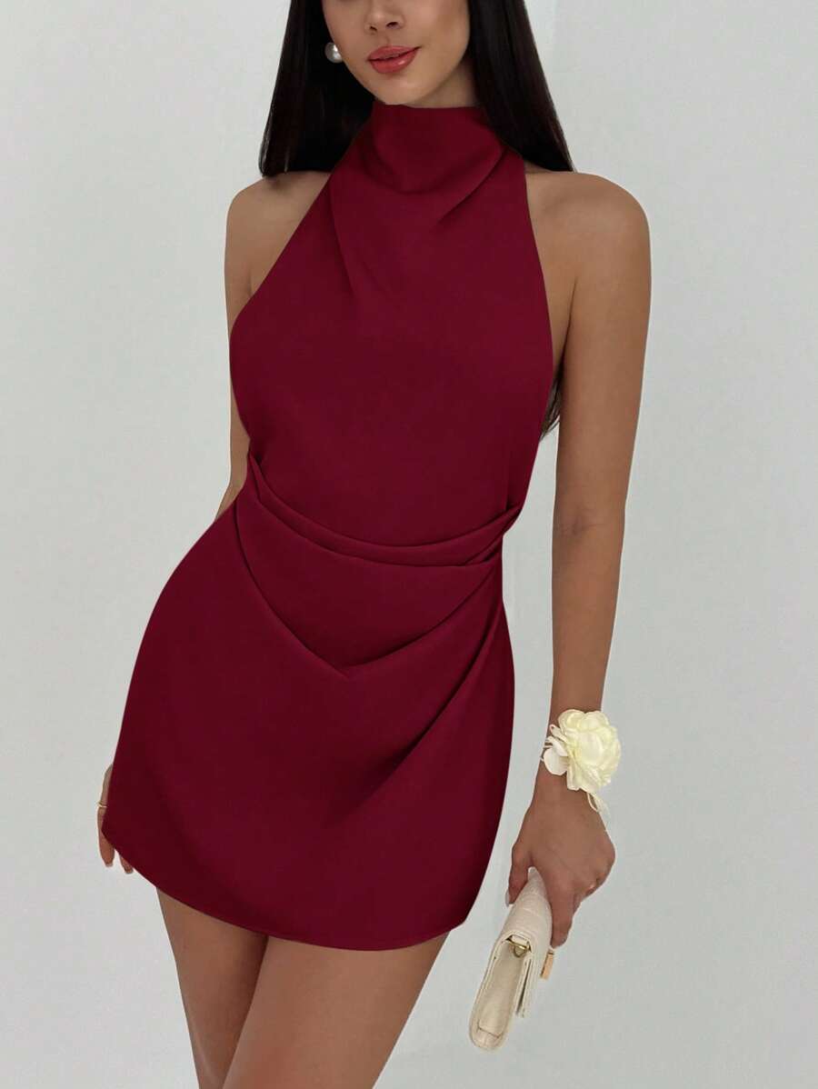 Vestido Julia Curto Plissado - Liviele