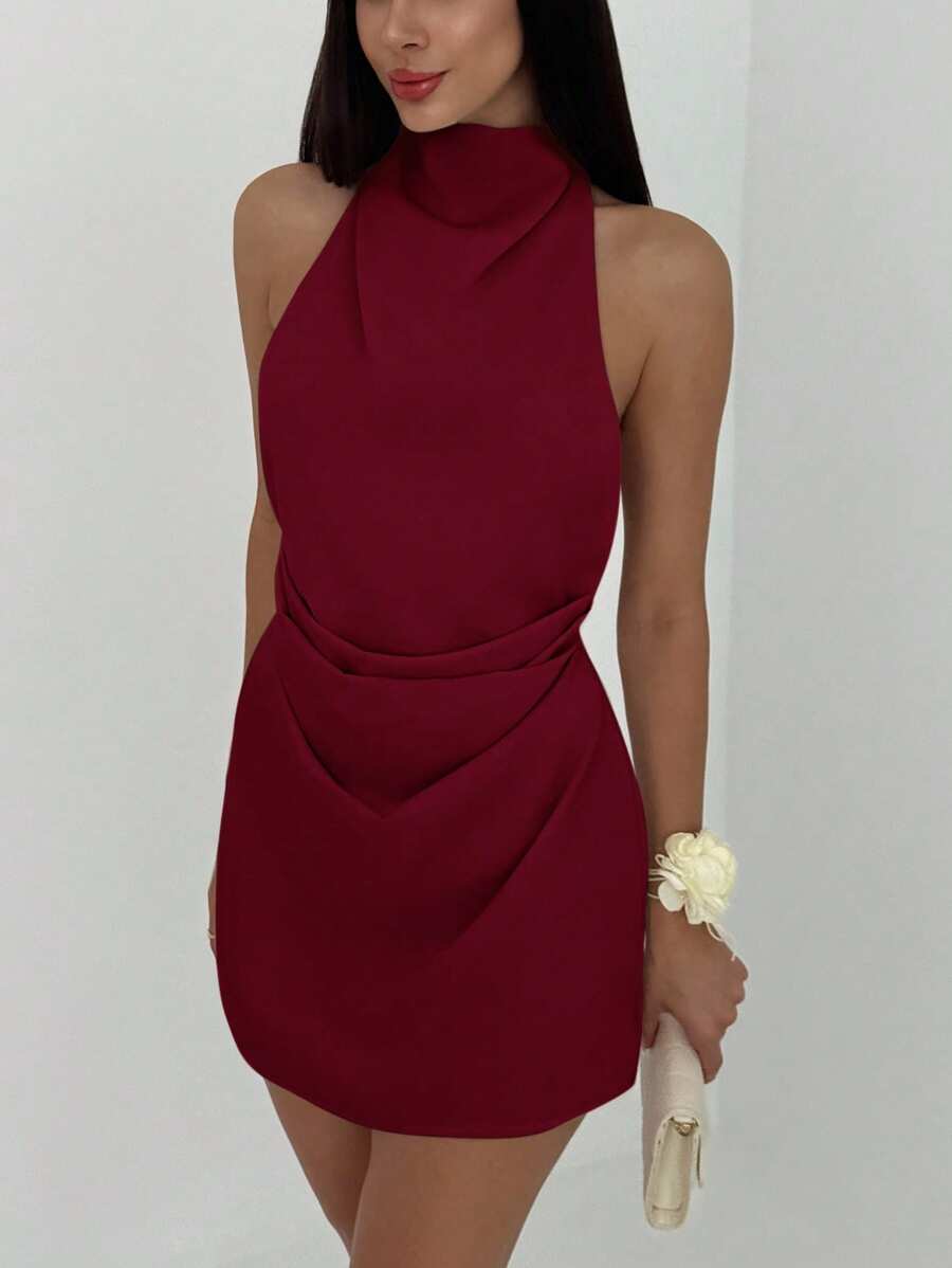 Vestido Julia Curto Plissado - Liviele