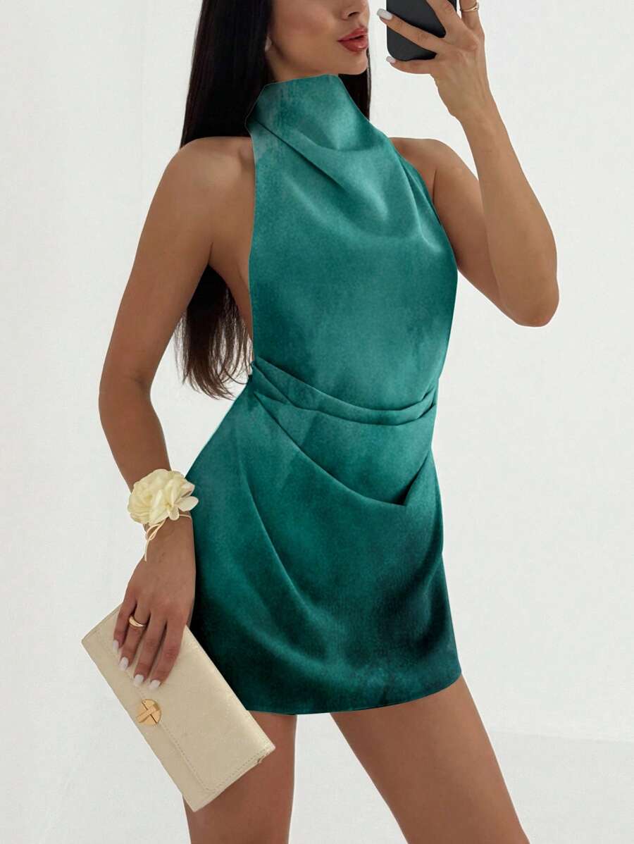 Vestido Julia Curto Plissado - Liviele