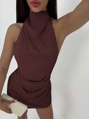 Vestido Julia Curto Plissado - Liviele
