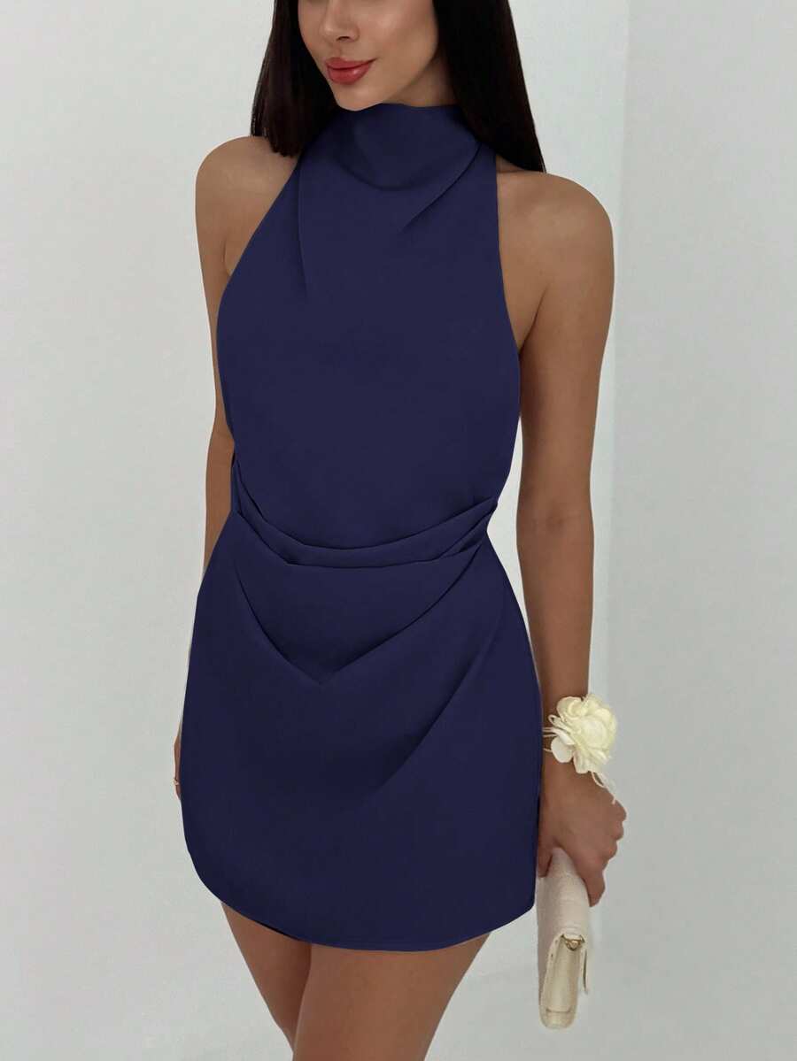 Vestido Julia Curto Plissado - Liviele