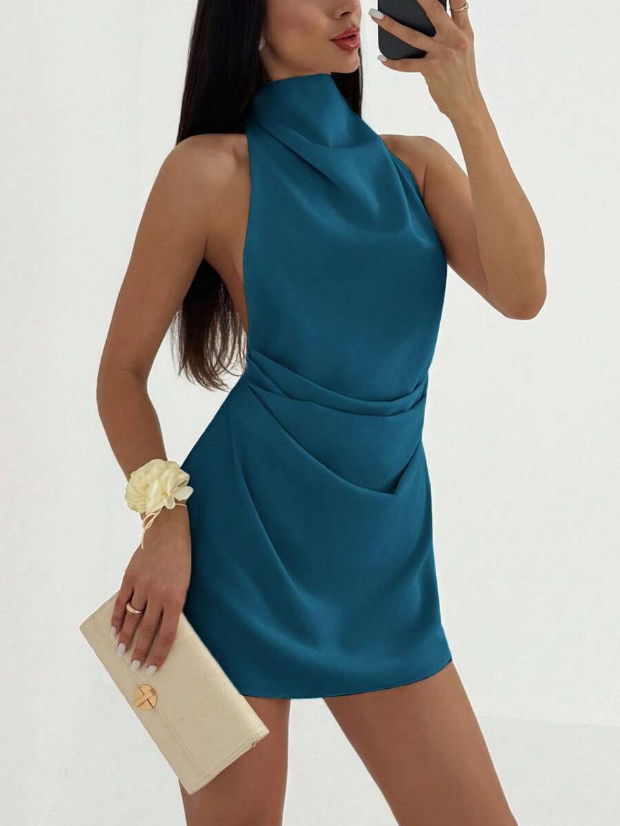 Vestido Julia Curto Plissado - Liviele