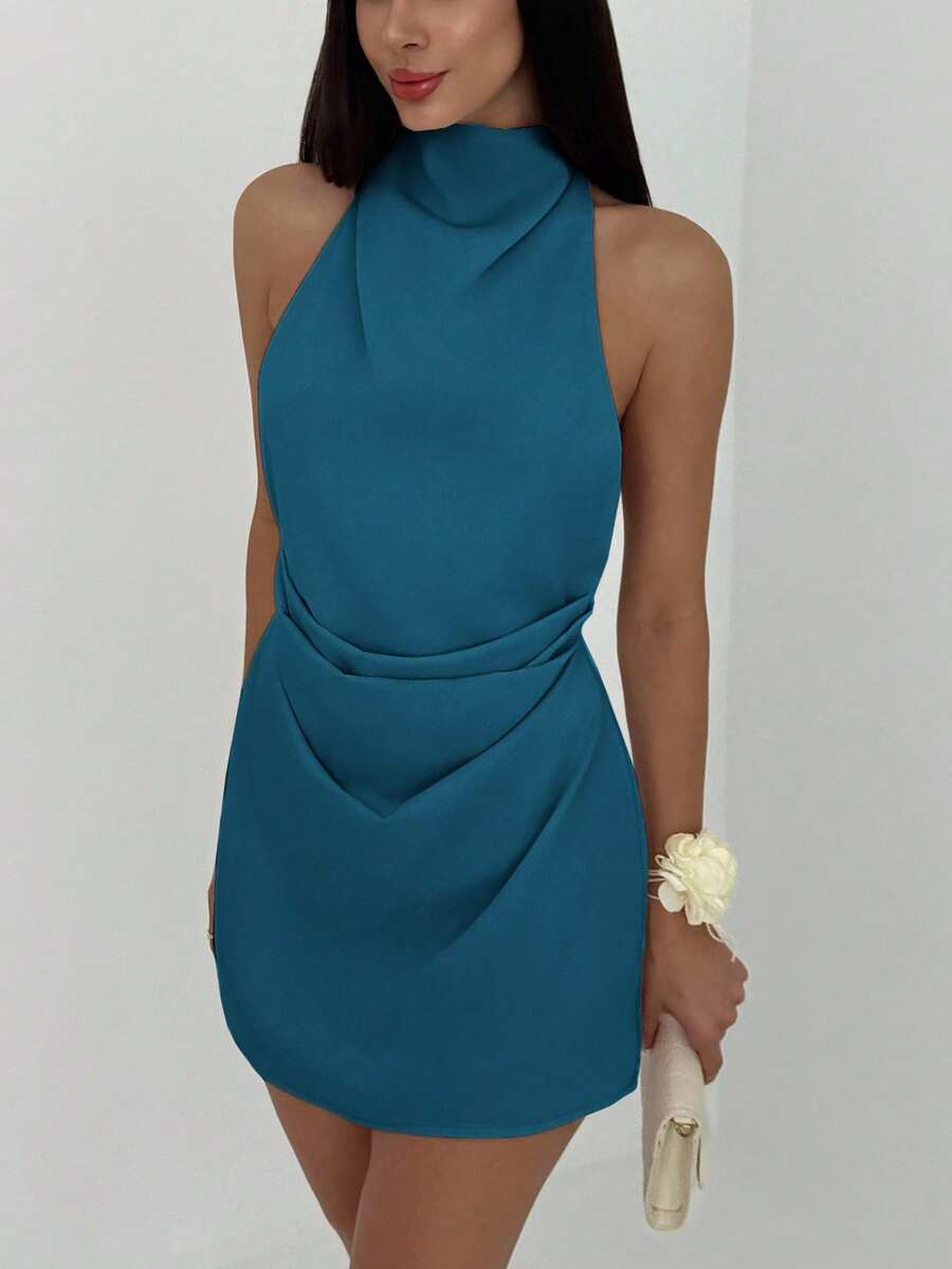 Vestido Julia Curto Plissado - Liviele