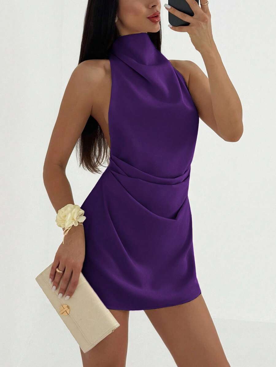 Vestido Julia Curto Plissado - Liviele