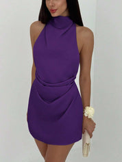 Vestido Julia Curto Plissado - Liviele