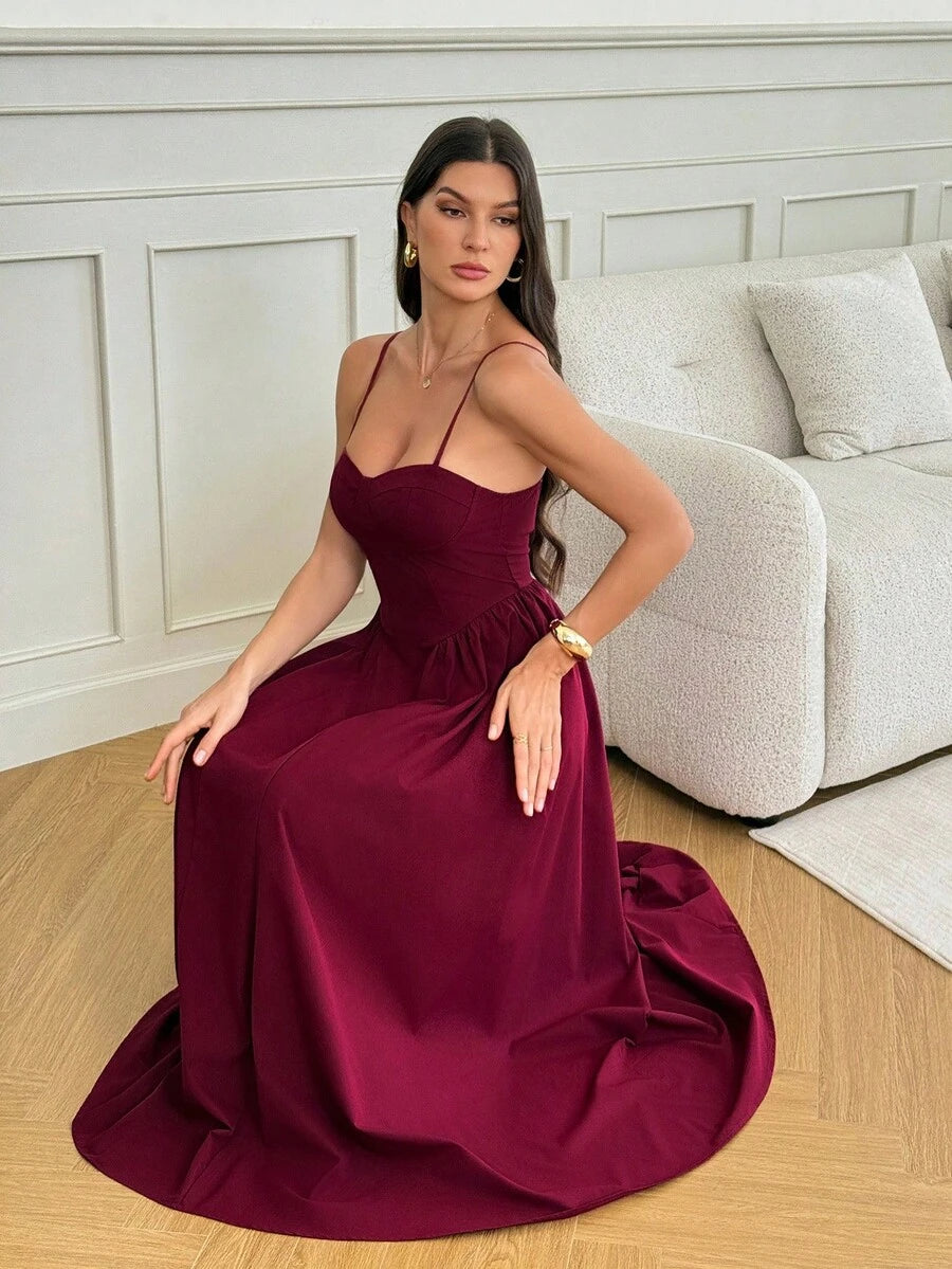 Vestido Manu Longo e Fluido