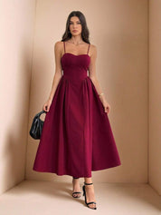 Vestido Manu Longo e Fluido