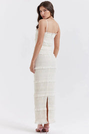 Vestido Longo Branco Exclusivo- Liviele