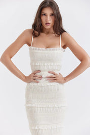 Vestido Longo Branco Exclusivo- Liviele