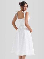 Vestido Branco Corpete - Liviele