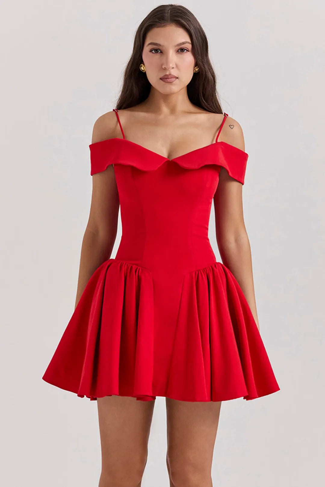 Vestido Curto Off Shoulder - Liviele