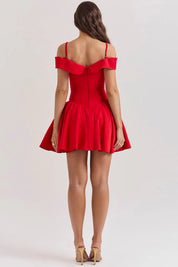 Vestido Curto Off Shoulder - Liviele