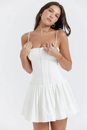 Vestido Curto com Alças Modelador - Liviele