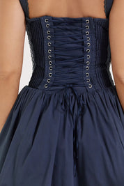 Vestido Curto de Algodão Branco - Liviele