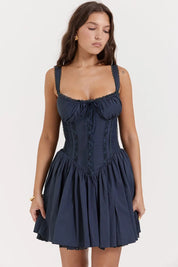 Vestido Curto de Algodão Branco - Liviele