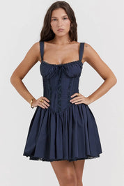 Vestido Curto de Algodão Branco - Liviele