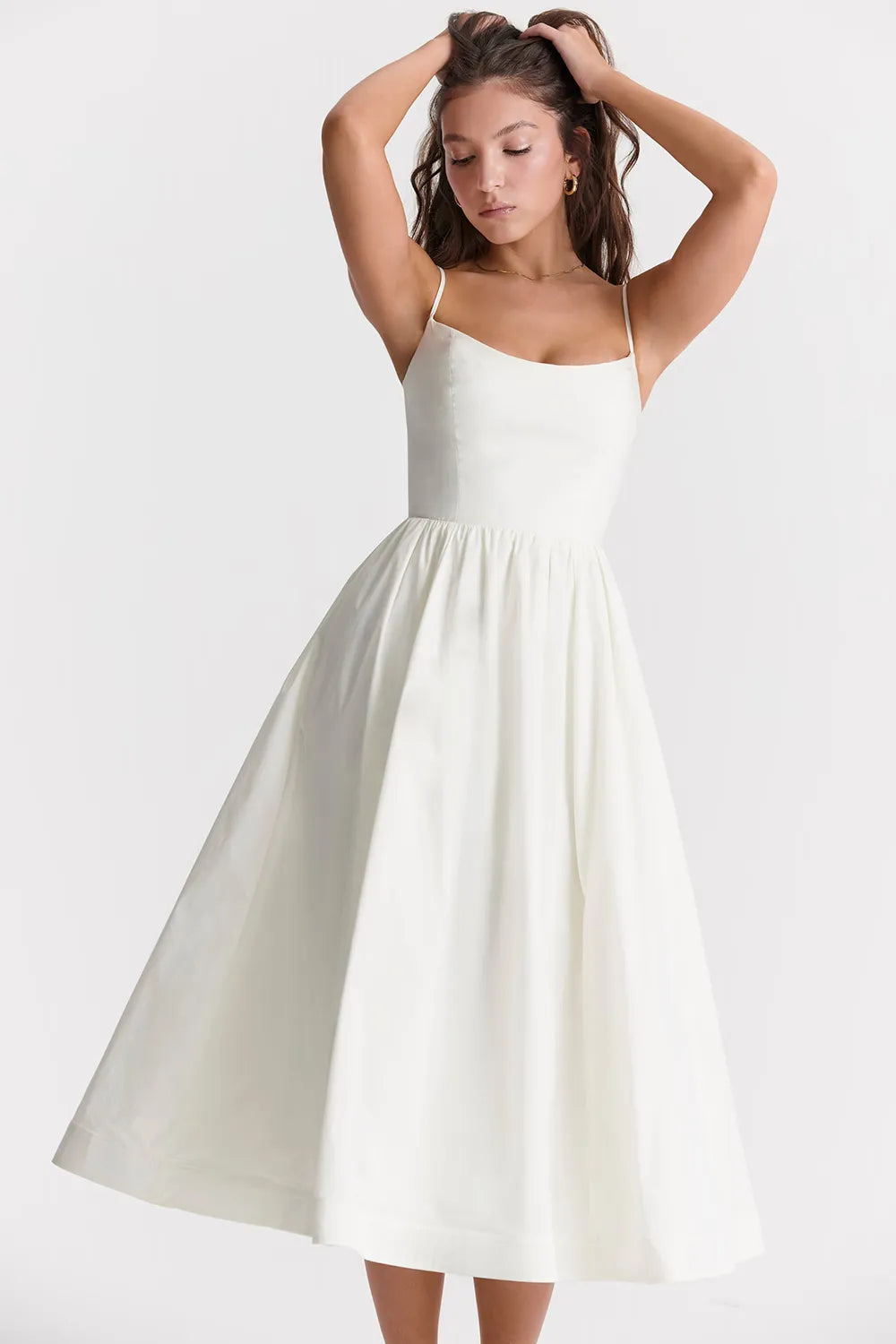 Vestido Liso Midi - Liviele