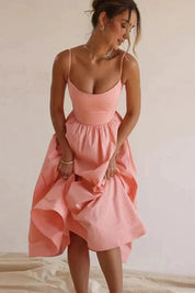 Vestido Liso Midi - Liviele