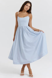 Vestido Liso Midi - Liviele