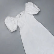 Vestido Longo Branco Algodão - Liviele